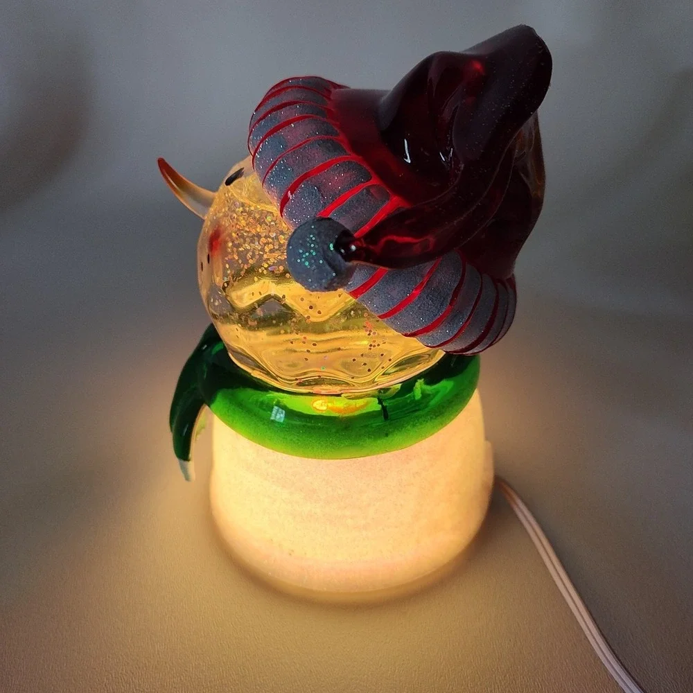 Snowman Head‎ Glitter Lamp With Original Box